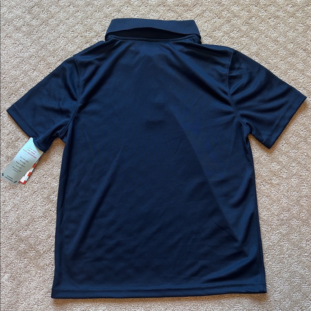 Cat & Jack Dark Blue School Uniform Polo - Picture 3 of 5
